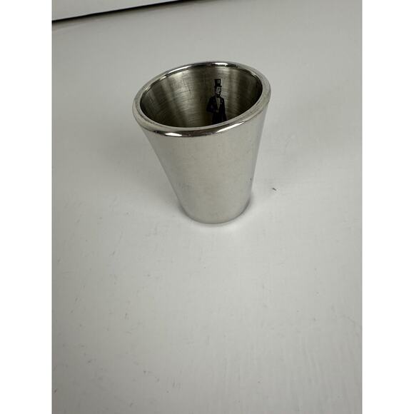 Pewter Boardman Colonial Glossy Glass Inside Gentleman Top Hat in Tux 2.5 x 2 In - Picture 6 of 7